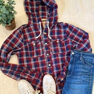Hollister Button-Down Flannel Jacket